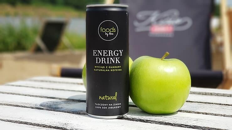 Natural Energy Drink, Foods by Ann - naturalny napój energetyczny o smaku jabłkowym