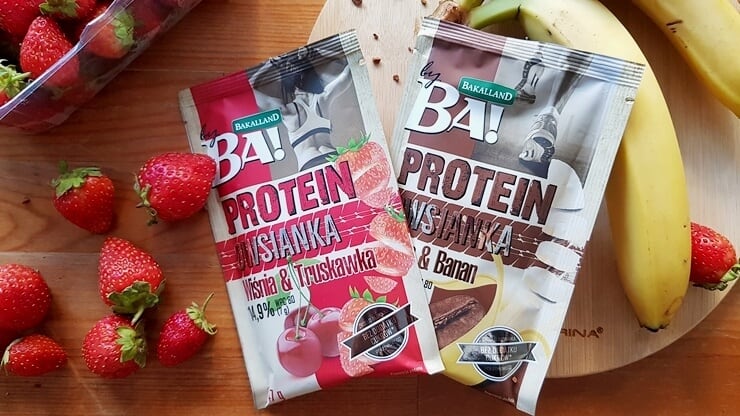 Owsianka Proteinowa, BA! Bakalland (kawa&banan + wiśnia&truskawka)