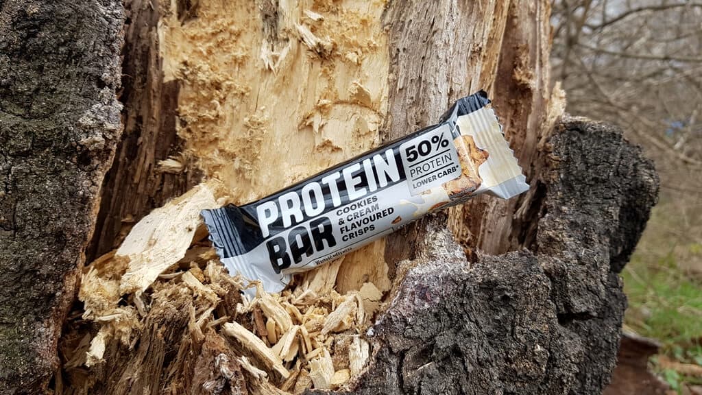 Baton proteinowy Protein Bar 50%, Lidl (cookies & cream)