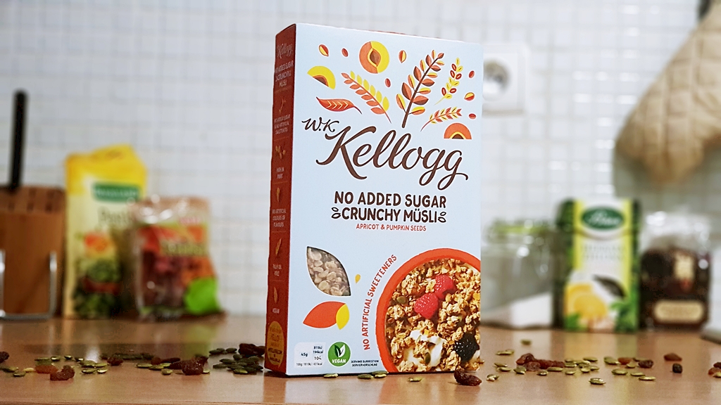 Kellogg's Musli bez cukru (morela i pestki dyni)