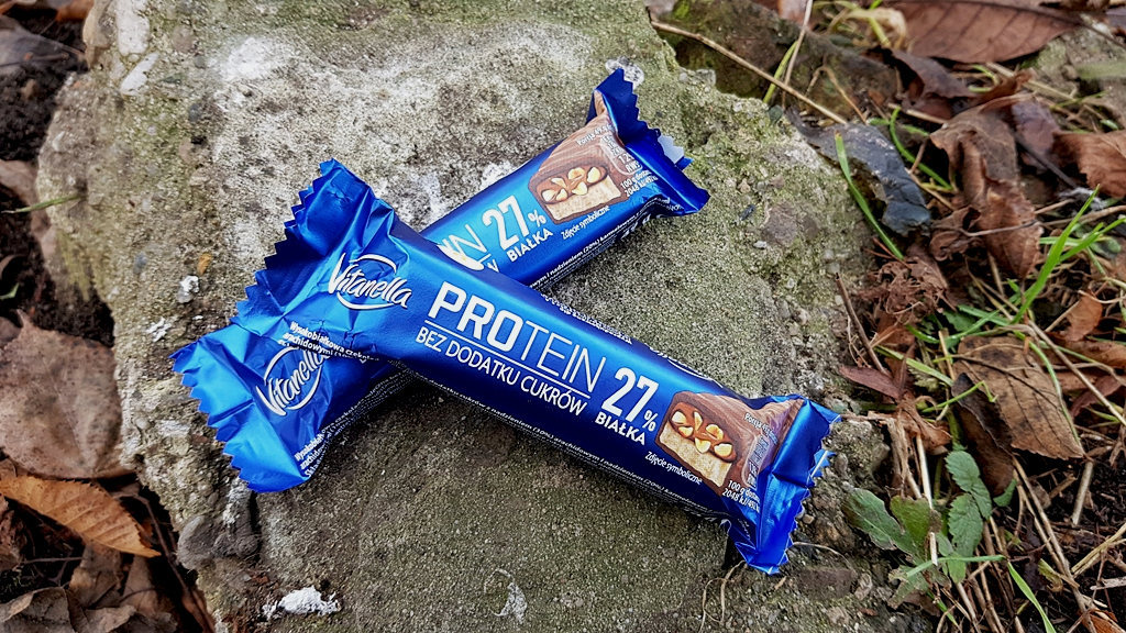 Vitanella baton proteinowy niebieski (27% białka)